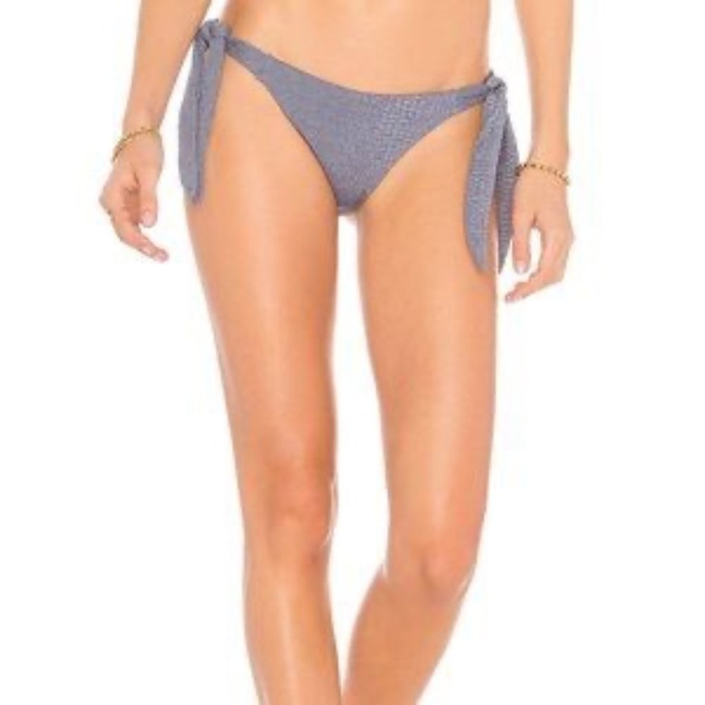 Kopper & Zink Tallie Bikini Bottom Ash Blue NWT L